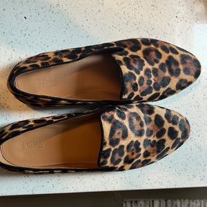 J Crew Leopard Flats
